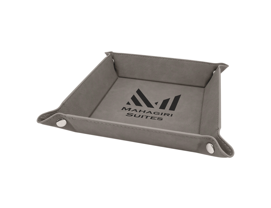 Leatherette Snap Up Tray