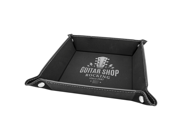 Leatherette Snap Up Tray